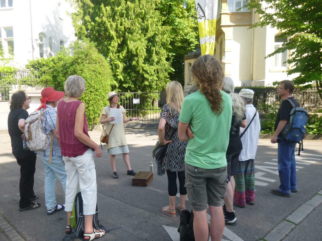Stadtführung im Stuttgarter Westen.